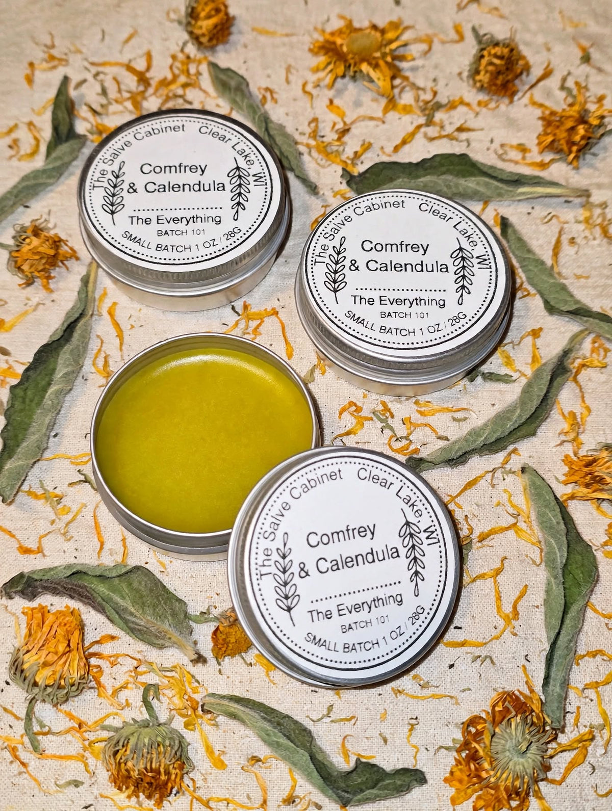 The Everything Calendula Comfrey Salve