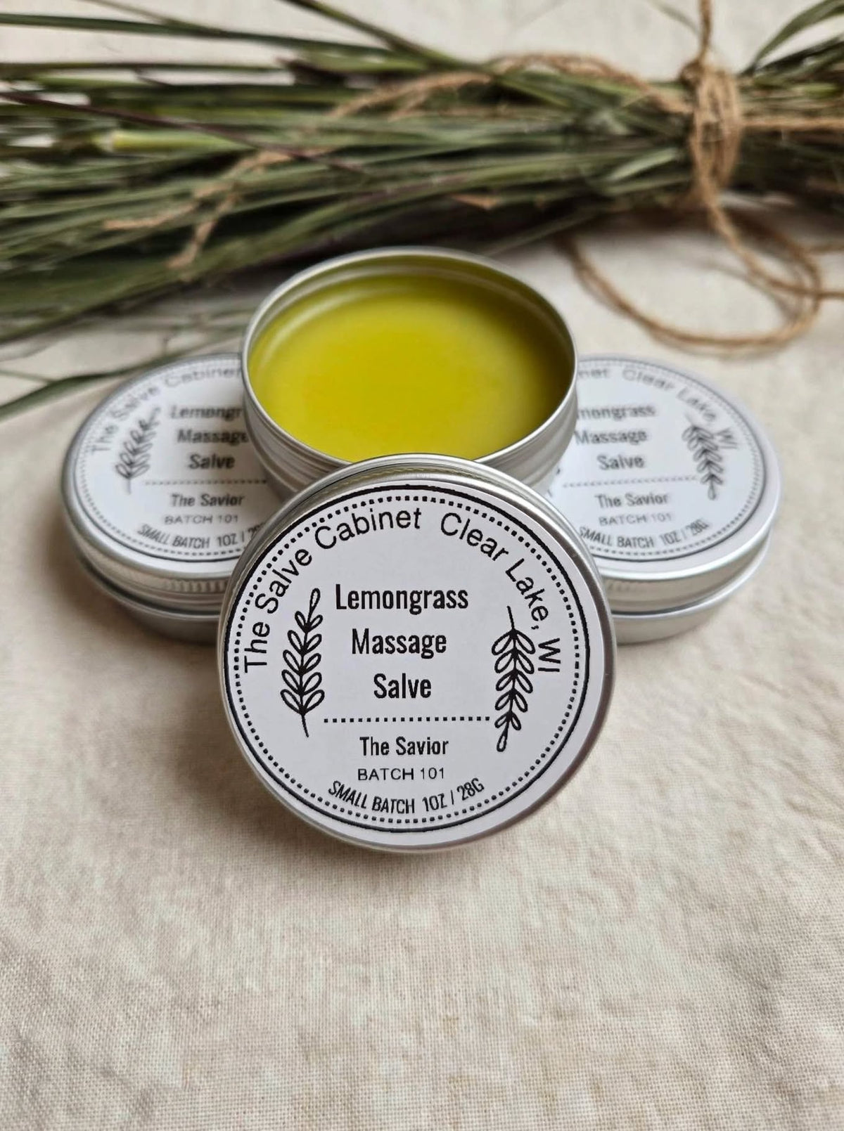 The Savior  Lemongrass Massage Salve