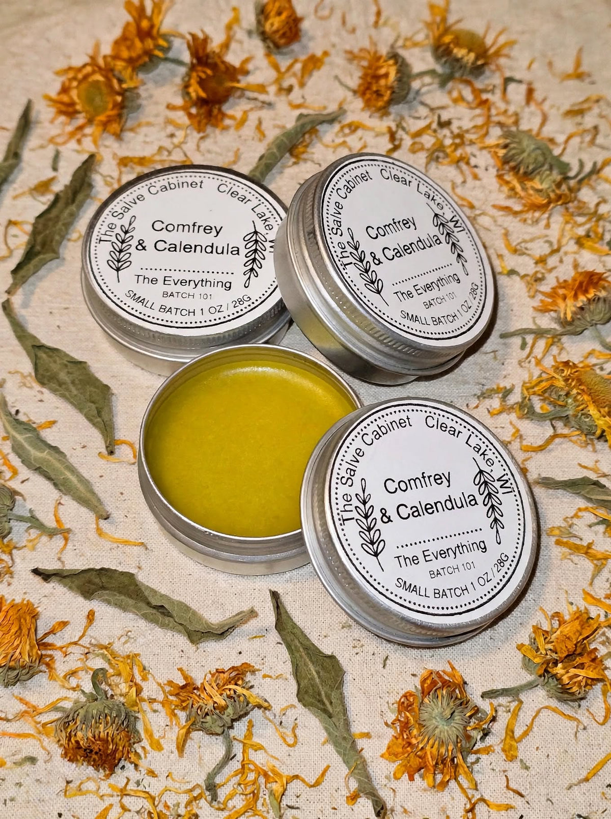 The Everything Calendula Comfrey Salve