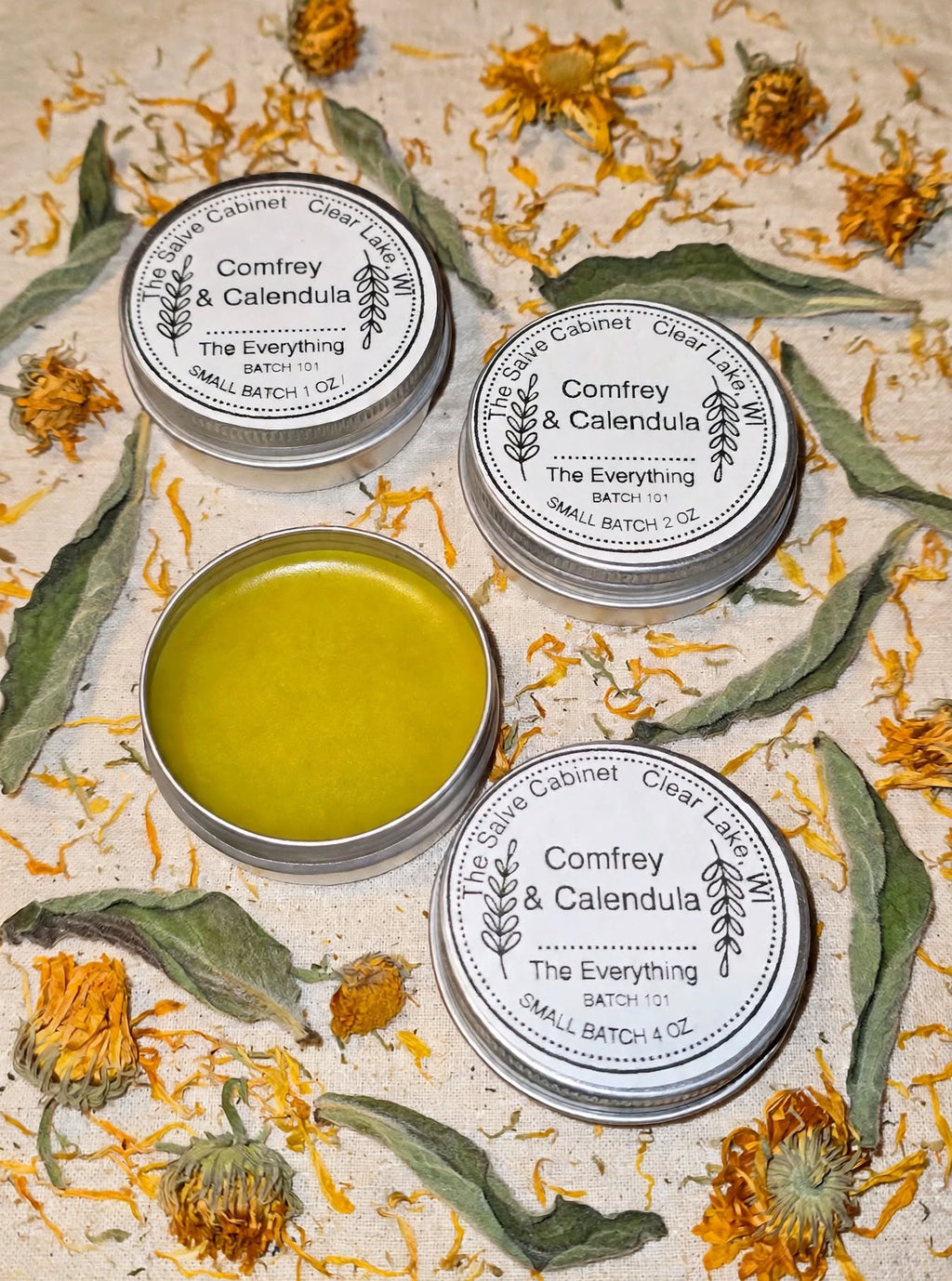 The Everything Calendula Comfrey Salve