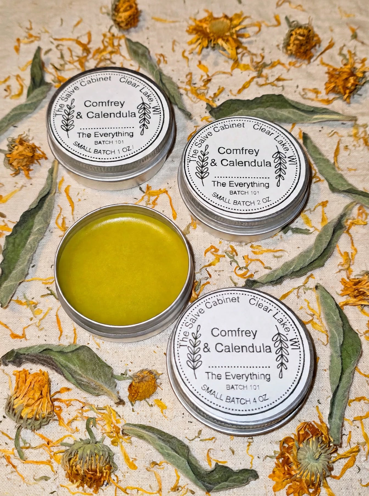 The Everything Calendula Comfrey Salve