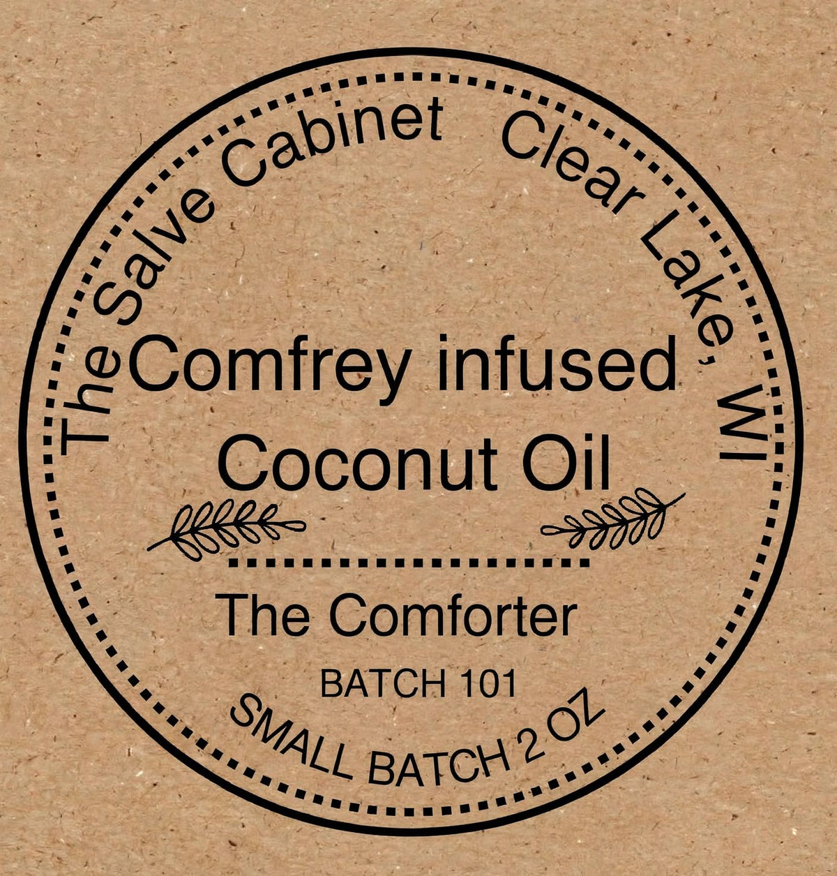 Comfrey infused Coconut oil